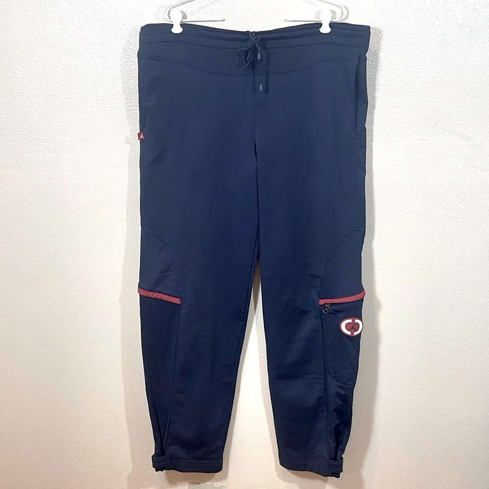 Jordan Men's Sweatpants in navy blue size Large